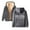 Dark Gray, variant on Women Jesus Hoodie Zip Up Lined Oversized Graphic Christian Faith Casual Fashion Outdoor Jacket with Pockets