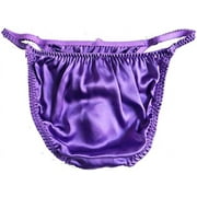 Yavorrs Womens Silk Panties Sexy Satin Panties String Bikini