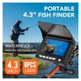 thumbnail image 3 of 4.3 Inch Portable Underwater Fishing Camera Fish Finder Waterproof Night Vision Ice Boat Fishing Camera 20M Cable With Carry Bag ,Night Vision & Waterproof Design, 3 of 7