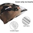 thumbnail image 5 of Pillow Covers Square Soft Pillowcase Cushion Cover for Music Lovers Home Decor Ei50 16"X16", 5 of 6