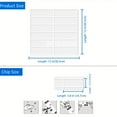 thumbnail image 3 of DEWOO Peel and Stick Backsplash Wall Tiles, Extra Thick 3D Wall Panels, Heat & Water Resistant, Easy DIY Kitchen, Bathroom, Laundry, Fireplace & Rental Home Wall Décor (10-Sheet, 12"×12"),White, 3 of 12