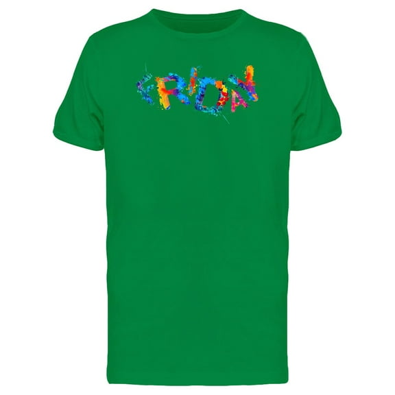 Friday Splash Paint Tee Men's -Image by Shutterstock