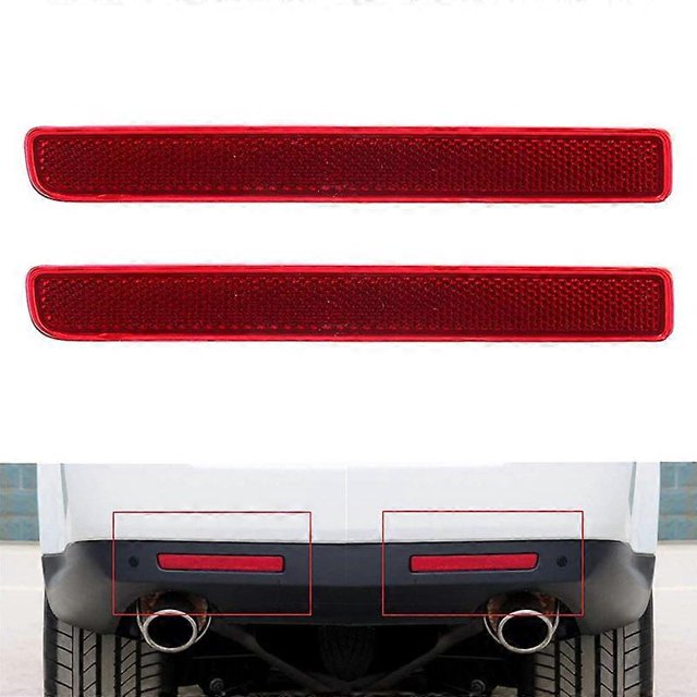 XFF500020 XFF500030 For Land Rover LR4 2010-2013 Left & Right Rear Bumper Red Reflector Set