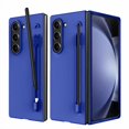 thumbnail image 1 of For Samsung Galaxy Z Fold 7 Slim Matte PC Shockproof Phone Cases With S Pen - Blue, 1 of 5