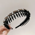 thumbnail image 5 of Retro High Skull Pearl Headband, 2026 New Vintage High Cranium Reversible Headband, Comb Head band with Teeth, Suitable for Daily Use and Gathering, 5 of 6