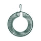 thumbnail image 2 of Comedero para pájaros con forma de corona de maní colgante, de metal, decorativo de primera calidad, con gancho para colgar Verde, 2 of 8