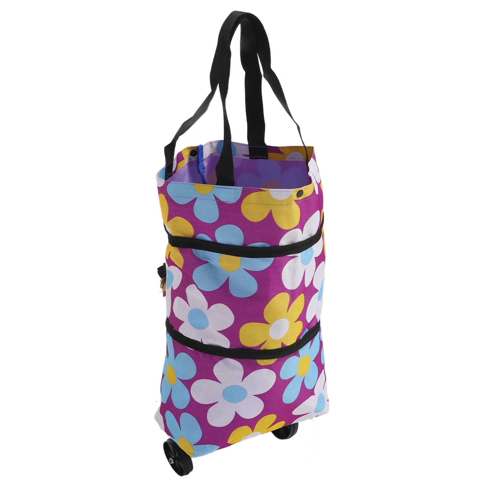 Sac De Courses Pliable Avec Roues | Sac Fourreau Sur Roues Léger Et