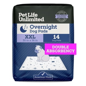 Pet Life Unlimited Overnight Dog Pads, XXL, 14 Count
