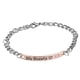 thumbnail image 2 of Fiudx Pulsera de Pareja, Eslabón de Aleación Ajustable, Incrustaciones de Cristal, Ideal para Unregalo Romántico, Ideal para Celebrity Unaniversario, Ideal para Enamorados, Diseño Ligero., 2 of 4