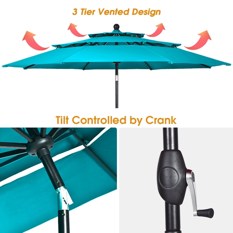 11 round offset patio umbrella with base black pole threshold Amazon.com : Grand patio 11 FT Outdoor Cantilever Umbrella Round Aluminum Offset  Umbrella with Base for Pool Garden Deck (Black and White, 11FT) : Patio,  Lawn & Garden