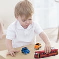 thumbnail image 2 of Kjfeif Alloy Die-Cast Bus Car Model with Lights and Music, Features Opening Doors, Realistic Subway Train Toy for Kids' Collection and Imaginative Play, 2 of 6