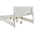 thumbnail image 6 of Pemberly Row 4-piece Contemporary Wood Full Bedroom Set White and Gold, 6 of 13