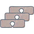 thumbnail image 4 of SKYSONIC Faucet Absorbent Mat 4 Pcs Pink Marble Design Kitchen Faucet Splash Catcher Washable Counter Drying Pads Behind Faucet for Kitchen Bathroom, 4 of 7