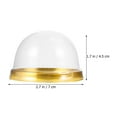 thumbnail image 4 of 50pcs  Plastic Egg-Yolk Puff Blister Box Container Mooncake Dome Boxes Baking Packing Box (Golden Tray), 4 of 6