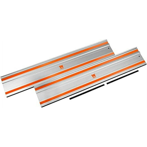 WEN 110-Inch Track Saw Track Guide Rail and Adapters