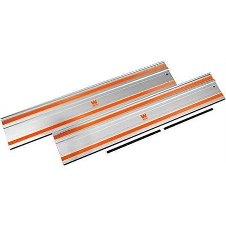 WEN 110-Inch Track Saw Track Guide Rail and Adapters