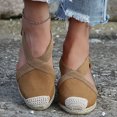 thumbnail image 1 of Mujeres Empalme Grueso Inferior Talón inclinado Cómodo Cabeza redonda Zapatos casuales de tela Wmkox8yii sa2776, 1 of 9