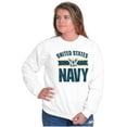 thumbnail image 4 of United States Navy Military Logo Unisex Plus Size Sweatshirt Brisco Brands 2X, 4 of 5