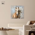 thumbnail image 3 of Rustic Rider Canvas Horse Wall Art by Art Remedy, White Frame, 40" x 40", 3 of 7