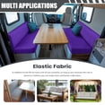 thumbnail image 3 of Yuyamidu Purple RV Dinette Cushion Covers Replacement Camper Cushions Cover Fashion RV Couch Covers Washable Camper Dinette Seat Covers for RV Camper, 3 of 7
