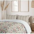 thumbnail image 6 of Ambesonne Vintage Botany Duvet Cover Set, Victorian Flowers, 2-Calking, Eggshell Multicolor, 6 of 7