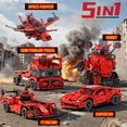 thumbnail image 2 of STEM Building Kits for Kids 6-14, 5in1 App & Remote Control STEM F1/Car/Robot Building Toys, Formula 1 Model Car Kits, 785 Pcs Robot Building Sets, 2 of 7