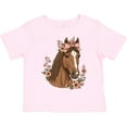 thumbnail image 3 of Inktastic Horse Girl Flowered Cute Girls Toddler T-Shirt, 3 of 5