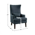 thumbnail image 6 of Lexicon Avina Accent Wingback Chair in Indigo, 6 of 7