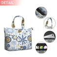 thumbnail image 2 of Blue and Yellow Pioneer Flower Travel Tote Bags for Women Carry On,Large Weekender Bags for Women Travel,Multi Functional Duffle Bag for Work,Shopping,Sports, 2 of 5