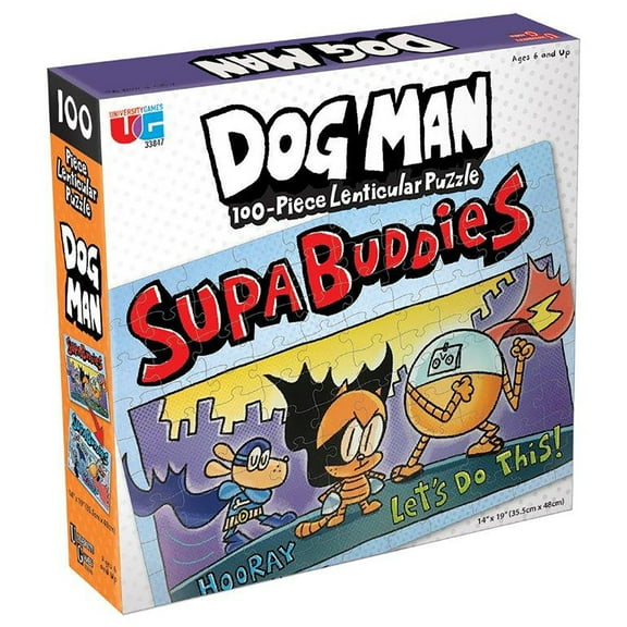 University Games Dog Man Supa Buddies Puzzle