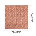 thumbnail image 3 of Bufandas de gasa para mujer - 27.6 X27.6 - Pañuelo cuadrado con estampado floral Pañuelo para el cuello Pañuelo para el cuello rojo 70x70cm/27.6x27.6 inches(LxW), 3 of 5