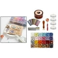 thumbnail image 1 of de caja de sello de cera DIY Empaquetado de horno de de sello de cera desmontable , 20pcs 20 piezas Macarena Lacre, 1 of 8
