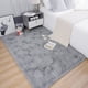 thumbnail image 5 of Alfombra de Área de Peluche Suave Gris Chicrug 274x366 cm 9x12 ft, 5 of 9