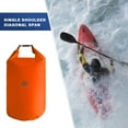 thumbnail image 4 of HBASD 1PC Floating Waterproof Dry Bag 10L/20L, Inflatable Boating Water Bag, Roll Top Sack Keeps Gear Dry for Kayaking, Rafting, Boating, Swimming, Camping, Hiking, Beach, Fishing (10L Orange), 4 of 8