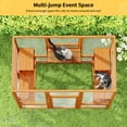 thumbnail image 4 of Coziwow Cat Enclosure Cat House Catio Small Animal Playpen Outdoor, Orange, 4 of 10