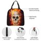thumbnail image 4 of Disketp Satanic Skull for Insulated Lunch Bag for Women and Men, Perfect for Work, Hiking, Picnic, 4 of 8