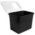 thumbnail image 4 of Arm & Hammer Top Entry Cat Litter Pan Enclosed Cat Litter Box with Attached Lid, Recycled Materials, Small, Black and White, 4 of 9