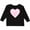 AB-Black, variant on Inktastic Grandpa's Sweetie Pie with Pink Hearts Boys or Girls Long Sleeve Toddler T-Shirt