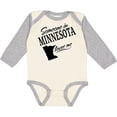 thumbnail image 3 of Inktastic Someone in Minnesota Loves Me Boys or Girls Long Sleeve Baby Bodysuit, 3 of 5