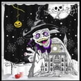 thumbnail image 1 of Spooky Witch Shower Curtain - Fun Halloween Decor with Castle & Moon, 1 of 4