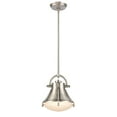 thumbnail image 3 of Atlas Lighting and Home Mini Hanging Ceiling Pendant Light with Tapered Metal Shade - 10.5" - Satin, 3 of 6