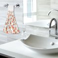 thumbnail image 5 of Yayeee Kitchen Hanging Hand Towels Set of 2 with Loop Bathroom Absorbent Tie Towel, Small Floral Blooms, 5 of 7