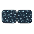 thumbnail image 7 of Kll Beautiful Butterflies Windshield Sun Shade 2-Piece Foldable Car Front Window Sunshade For Most Sedans Suv Truck - Auto Sun Blocker Visor Protector Blocks Max Uv Rays - Small, 7 of 7