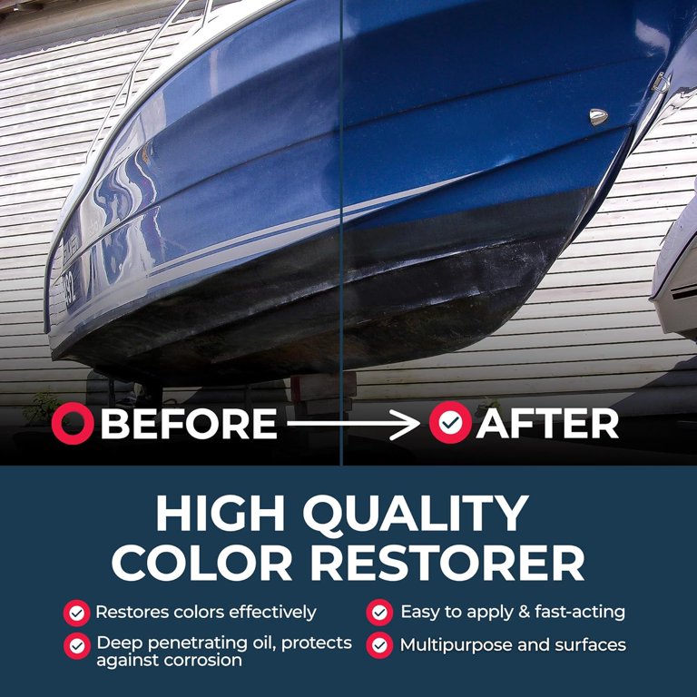 Owatrol Marine Polytrol - Gelcoat & Color Restorer For Boats, Fiberglass, Plastic & Metal (0.54 Qt)
