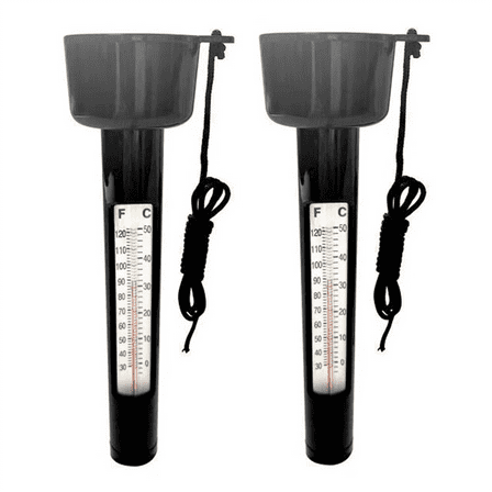 Pack of 2 Outside Garden Pond Floating Water Thermometers 0-50 ℃