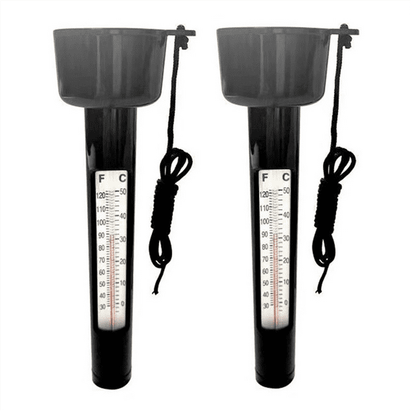 Pack of 2 Outside Garden Pond Floating Water Thermometers 0-50 ℃