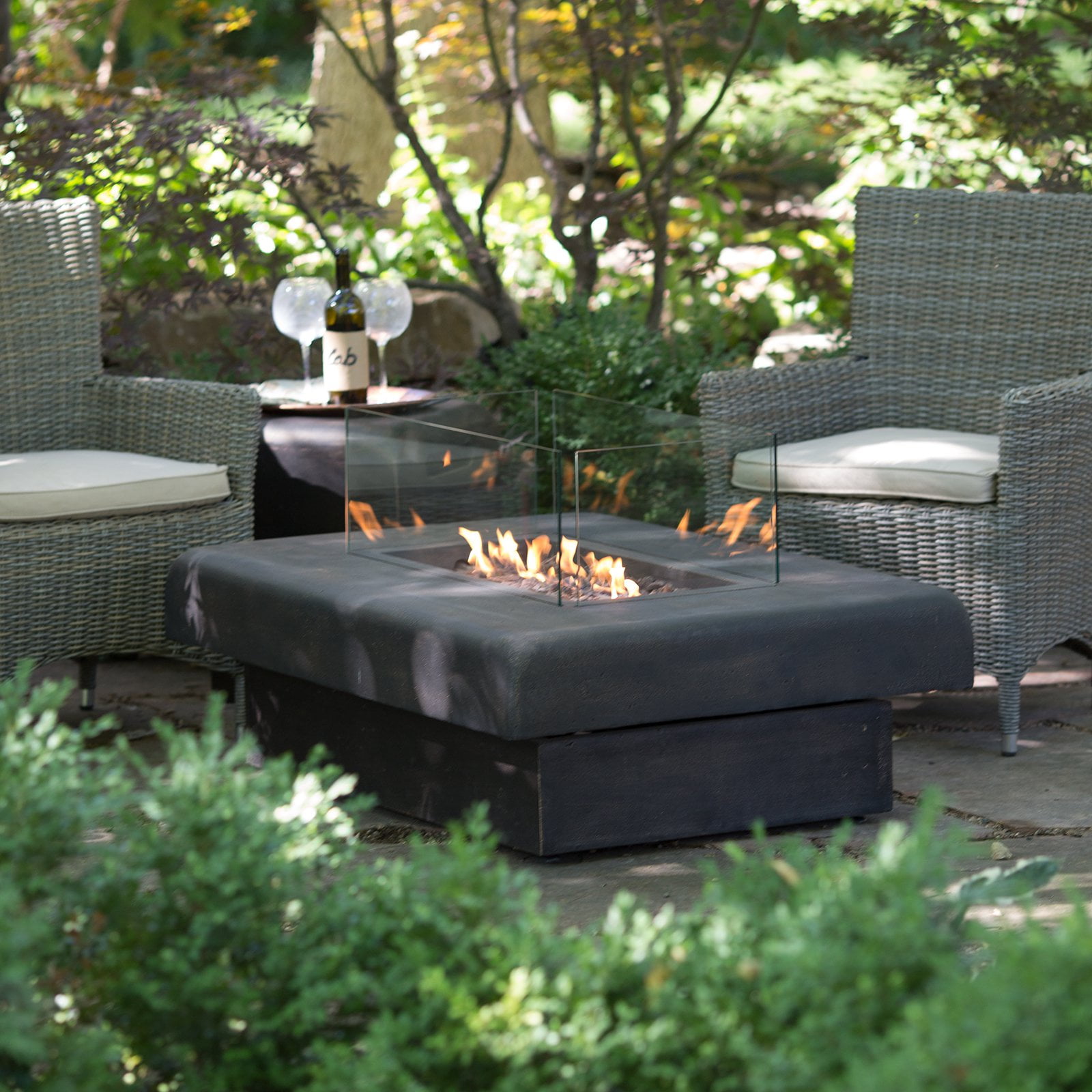 Red Ember Kona 48 Gas Fire Table With FREE Fire Pit Cover Walmartcom