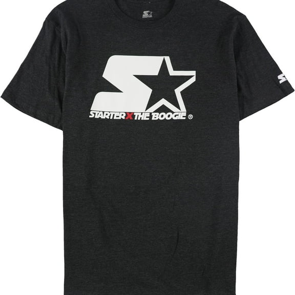 STARTER Mens The Boogie Graphic T-Shirt, Grey, Medium
