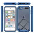 thumbnail image 6 of Allytech iPod Touch Case with Build-in Screen Protector, Only Compatible with iPad Touch 7th 6th 5th Gen, Full Body Protective Shockproof Clear Back Shell Cover for Apple iPod Touch 5 6 7 - Deep Blue, 6 of 6