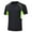 Black+FluorescentGreen, variant on Swim Shirts Short Sleeve for Men Quick Dry Running UPF50+ Sun Protection Rash Guard Top Black+FluorescentGreen 2XL